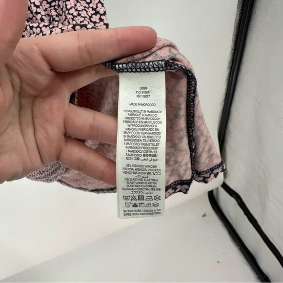 Boden Amelie Jersey Dress Short Sleeve Pockets Women's daisy Floral Size 6 - Picture 6 of 6